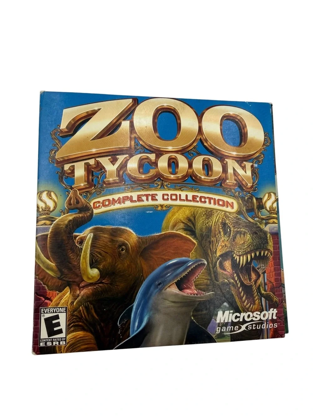 Zoo Tycoon Complete Collection PC Yellow Gold 2 Discs Used 2003.